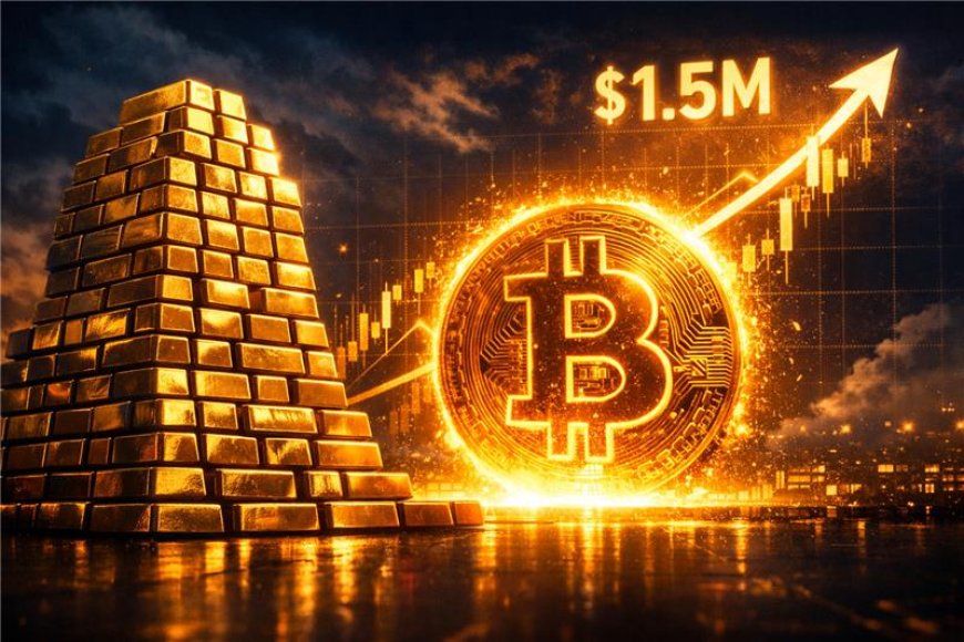 Adam Back Predicts Bitcoin Could Reach $1.5 Million if It Matches Gold’s Market Value