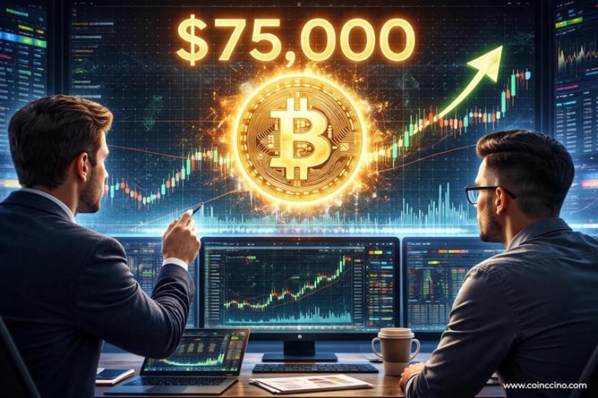 Bitcoin price  $75K Amid Ceasefire Hopes
