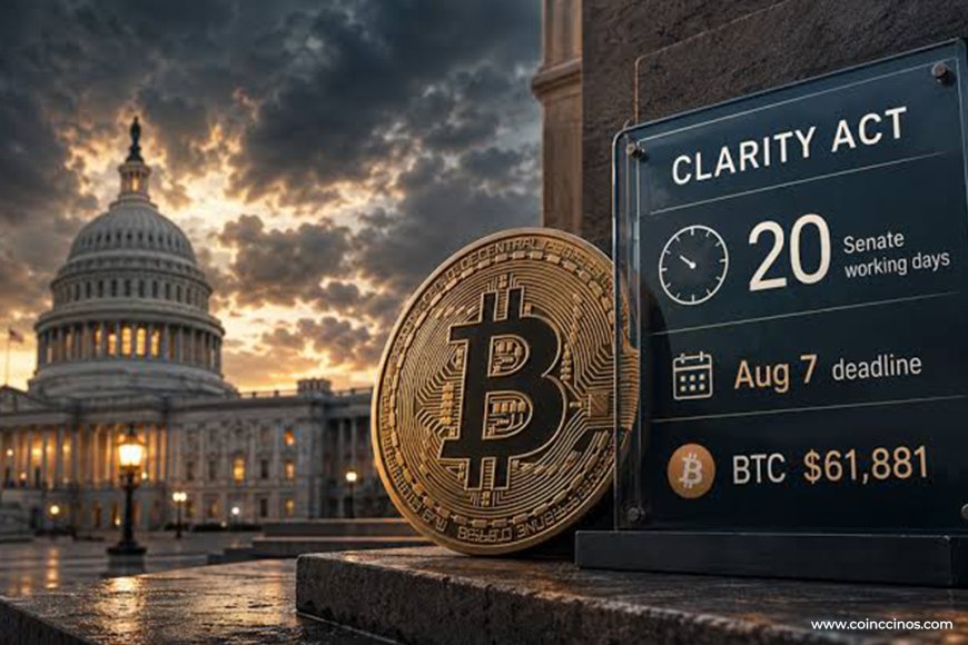 Bitcoin Faces Crucial Week: Fed & CLARITY Act